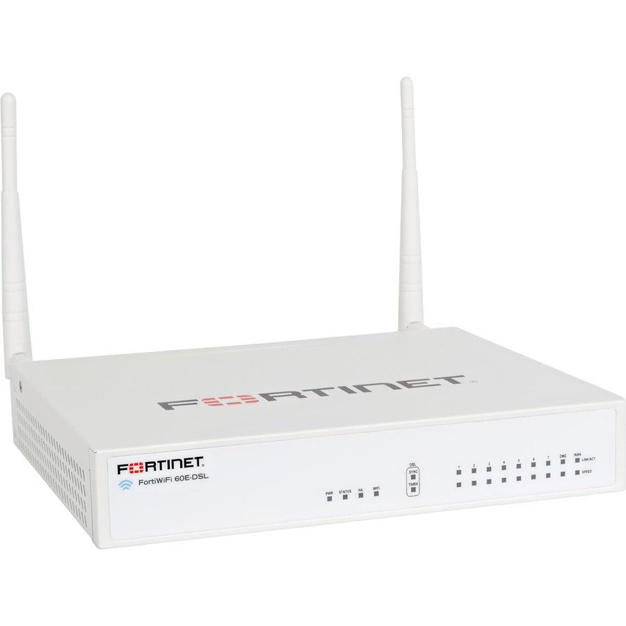 Fortinet Fortiwifi-60E-Dsl Hardware Plus 3 Year 24X7 Forticare And Fortiguard Unified Threat Protection (Utp)