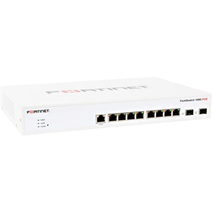 Fortinet Layer 2 Fortigate Switch Controller Compatible Poe+ Switch With 8 X Ge Rj45 Ports, 2 X Ge