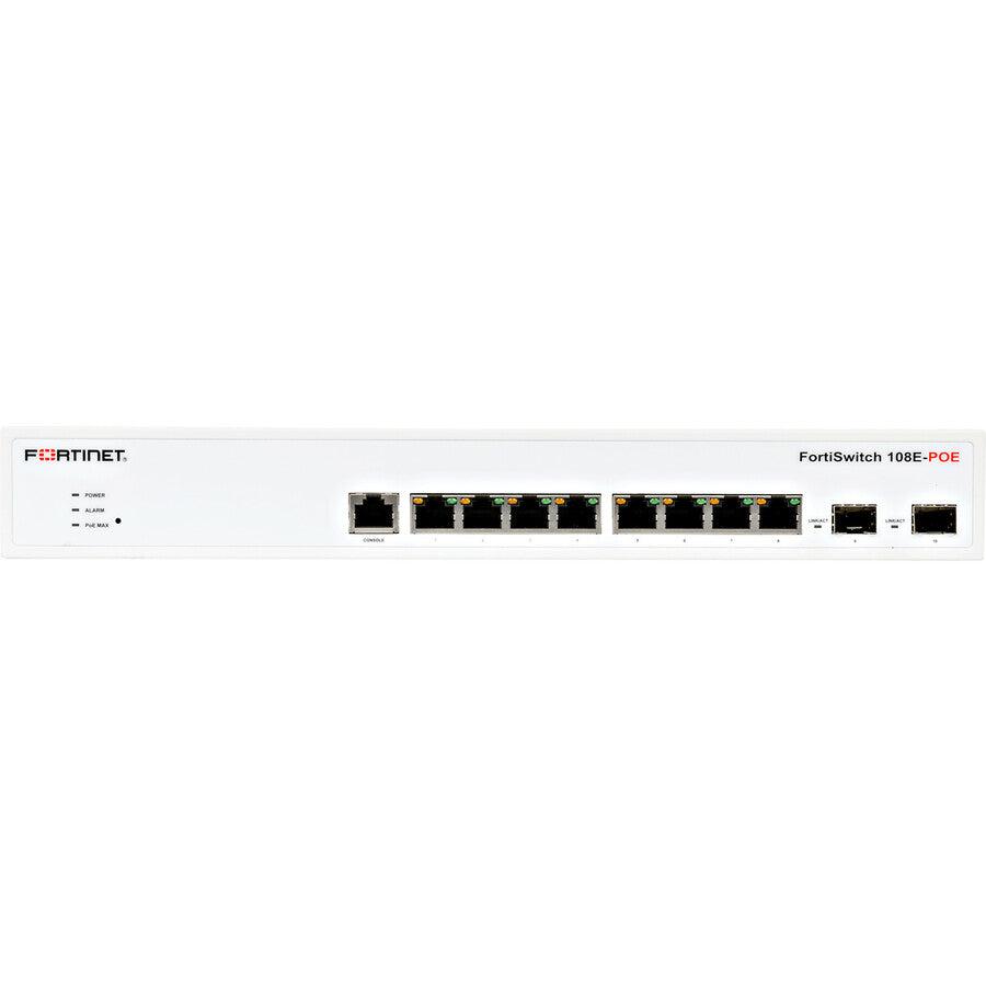 FS-108E-POE Fortinet Layer 2 Fortigate Switch Controller Compatible