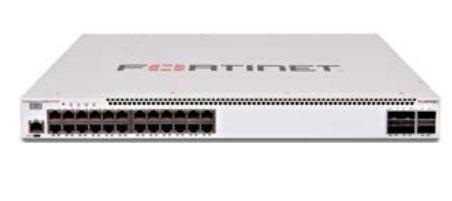 Fortinet Layer 2/3 Fortigate Switch Controller Compatible Switch With 24 X Ge Rj45 Ports, 4 X 10 Ge Sfp+ And 2 X 40 Ge Qsfp+