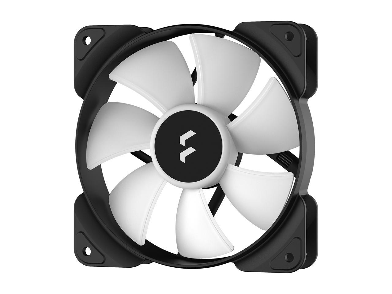 Fractal Design Aspect 12 Fd-F-As1-1206 Rgb 120Mm 1200Rpm Black Frame 3-Pack Computer Case Fan