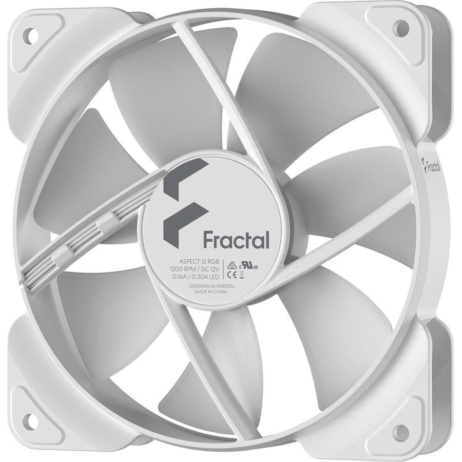 Fractal Design Aspect 12 Fd-F-As1-1208 Rgb 120Mm 1200Rpm White Frame Computer Case Fan