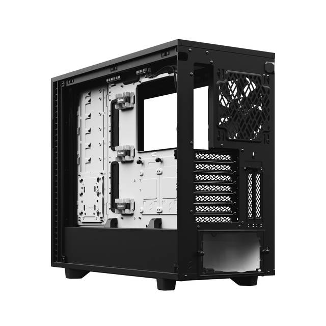 Fractal Design Define 7 Black/White Tg Clear Tint /Brushed Aluminum/Steel E-Atx Silent Modular Tempered Glass Window Mid Tower Computer Case