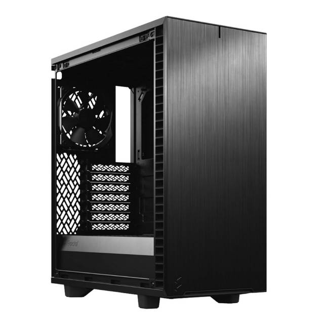 Fractal Design Fd-C-Def7C-01 Define 7 Compact Black Brushed Aluminum/Steel Atx Compact Silent Mid Tower Computer Case