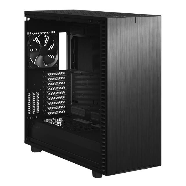 Fractal Design Fd-C-Def7X-03 Define 7 Xl Black Tg Dark Tint /Brushed Aluminum/Steel E-Atx Silent