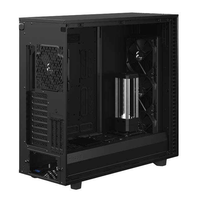 Fractal Design Fd-C-Def7X-03 Define 7 Xl Black Tg Dark Tint /Brushed Aluminum/Steel E-Atx Silent