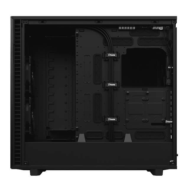 Fractal Design Fd-C-Def7X-03 Define 7 Xl Black Tg Dark Tint /Brushed Aluminum/Steel E-Atx Silent