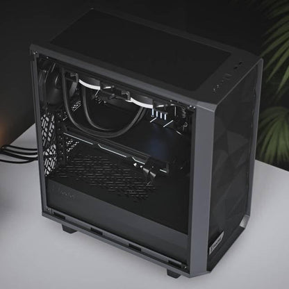 Fractal Design Fd-C-Mes2C-02 Meshify 2 Compact Dark Tempered Glass Atx Mid Tower Computer Case (Black)