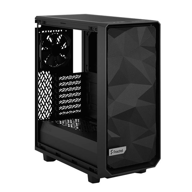 Fractal Design Fd-C-Mes2C-03 Meshify 2 Compact Black Light Tempered Glass Tint Atx Mid Tower Computer Case (Black)