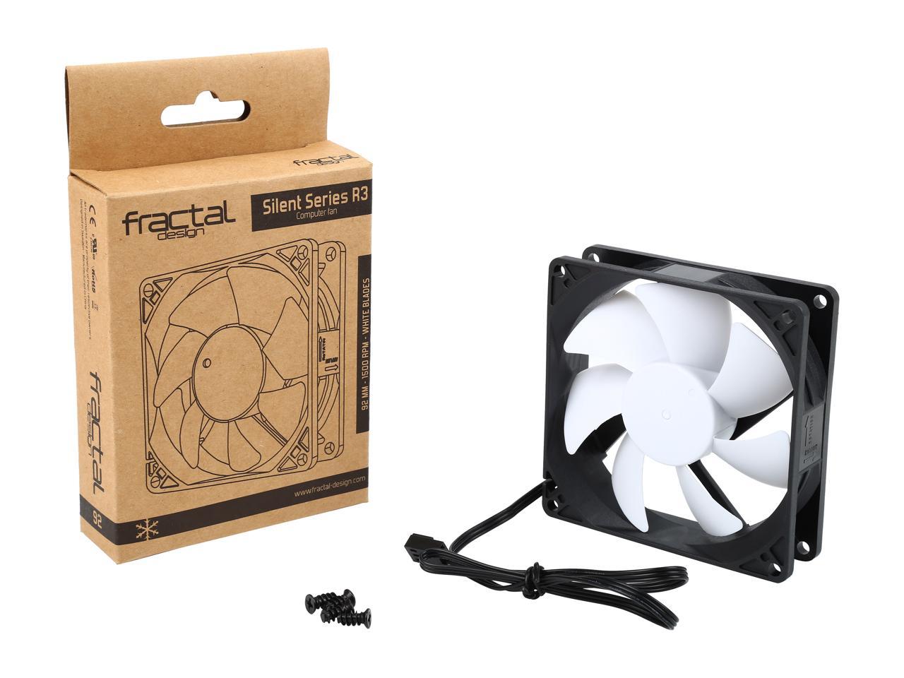 Fractal Design Fd-Fan-Ssr3-92-Wt Silent Series R3 92Mm Case Fan