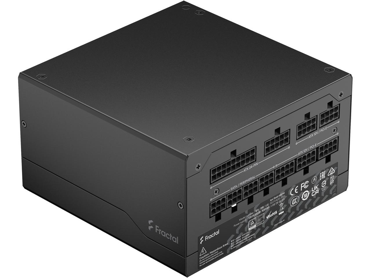 Fractal Design Fd-P-Ia2G-650-Us Ion Gold 650W 80 Plus Gold Certified Fully Modular Atx Power Supply