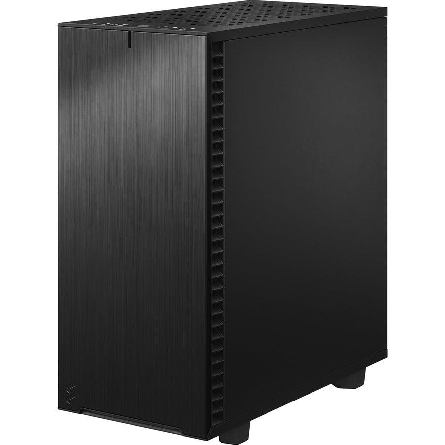 Fractal Design Fd-C-Def7C-03 Define 7 Compact Black Brushed Aluminum/Steel Atx Compact Silent Tempered Glass Window Mid Tower Computer Case