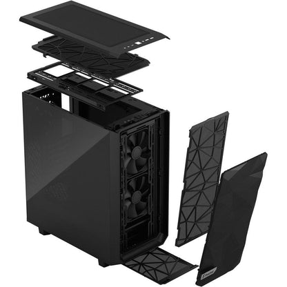 Fractal Design Fd-C-Mes2C-01 Meshify 2 Compact Black Solid Atx Mid Tower Computer Case (Black)