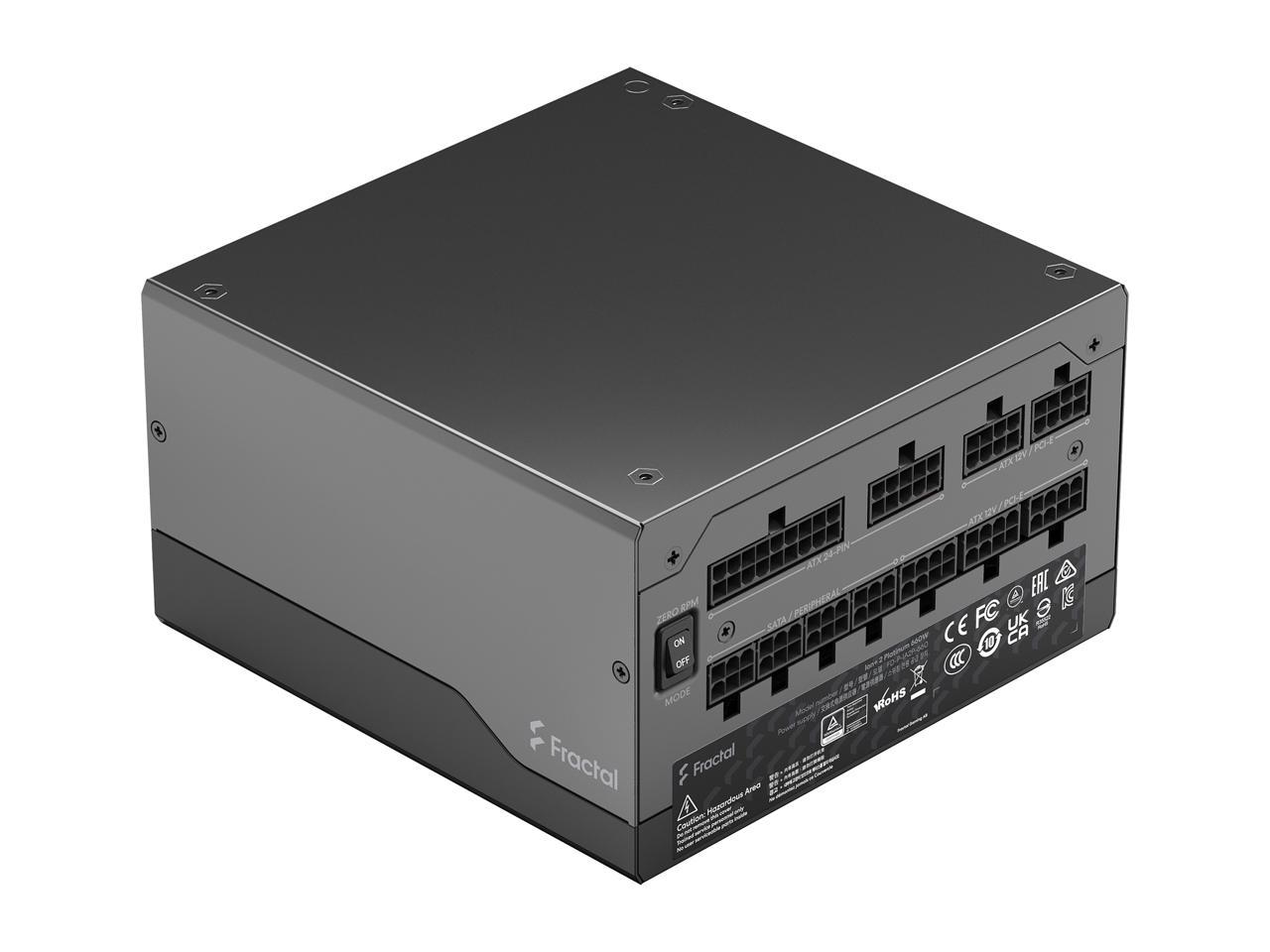 Fractal Design Ion+ 2 660W 80 Plus Platinum Certified 660W Full Modular Atx Power Supply/ Fd-P-Ia2P-660-Us