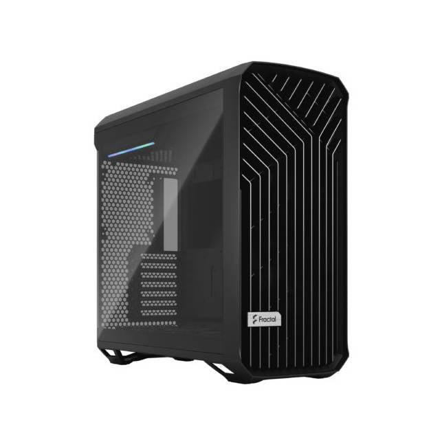 Fractal Design Torrent Black E-Atx Tempered Glass Window High-Airflow Mid Tower Computer Case - Fd-C-Tor1A-01 (Black)