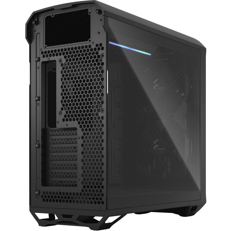 Fractal Design Torrent Black E-Atx Tempered Glass Window High-Airflow Mid Tower Computer Case - Fd-C-Tor1A-01 (Black)