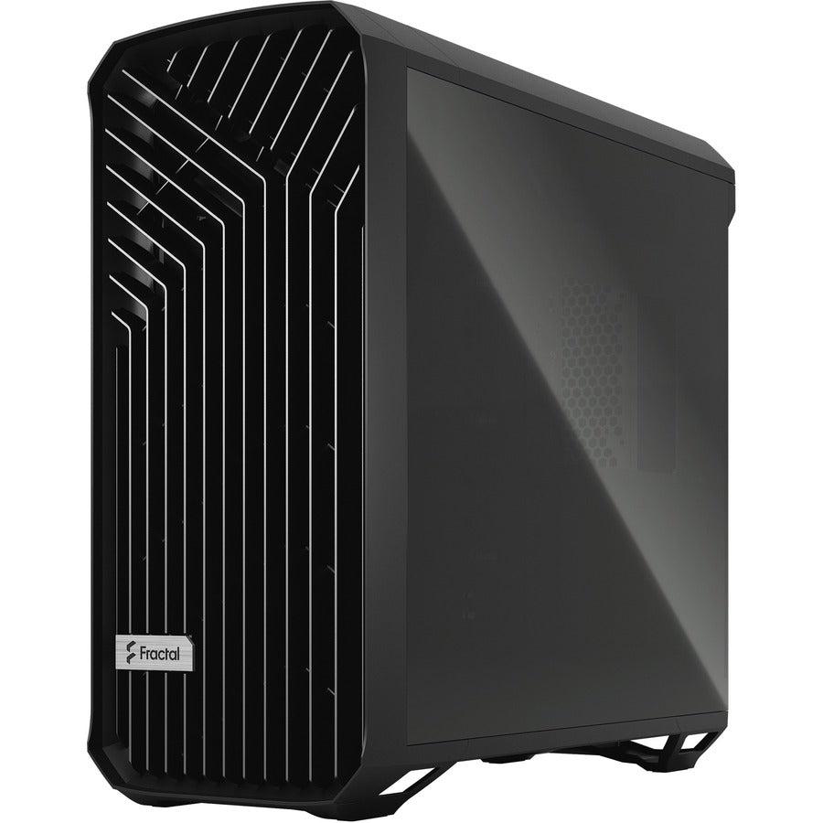 Fractal Design Torrent Black E-Atx Tempered Glass Window High-Airflow Mid Tower Computer Case - Fd-C-Tor1A-01 (Black)