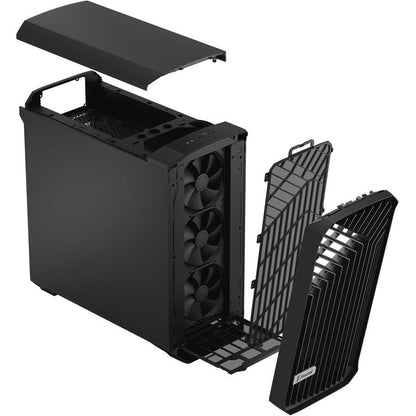 Fractal Design Torrent E-Atx Black Solid High-Airflow Mid Tower Computer Case - Fd-C-Tor1A-05 (Black)