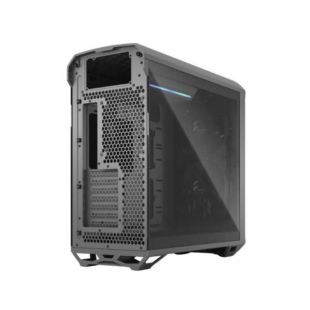 Fractal Design Torrent Gray E-Atx Tempered Glass Window High-Airflow Mid Tower Computer Case - Fd-C-Tor1A-02 (Gray)