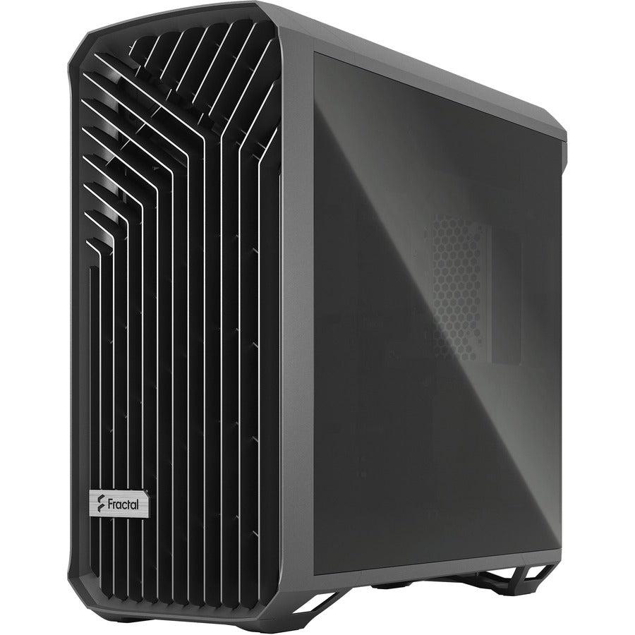 Fractal Design Torrent Gray E-Atx Tempered Glass Window High-Airflow Mid Tower Computer Case - Fd-C-Tor1A-02 (Gray)