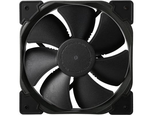 Fractal Design Venturi Hp Series Black Fluid Dynamic Bearing High Pressure Pwm 120Mm Radiator/Heatsink Optimized Fan