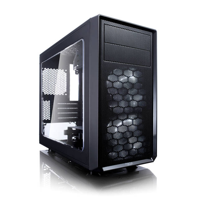 Fractal Focus G Mini No Power Supply Microatx Case W/ Window (Black)