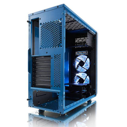 Fractal Focus G No Power Supply Atx Mid Tower W/ Window (Petrol Blue)