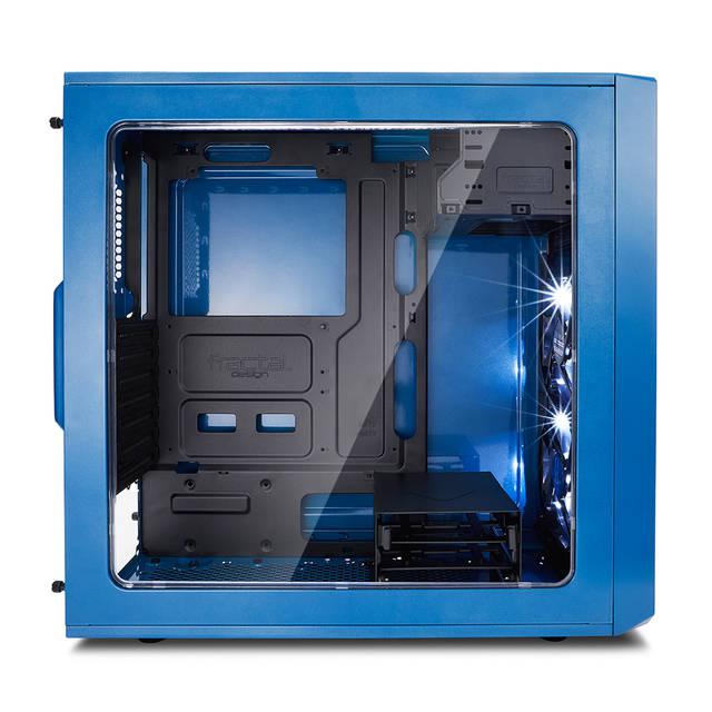 Fractal Focus G No Power Supply Atx Mid Tower W/ Window (Petrol Blue)