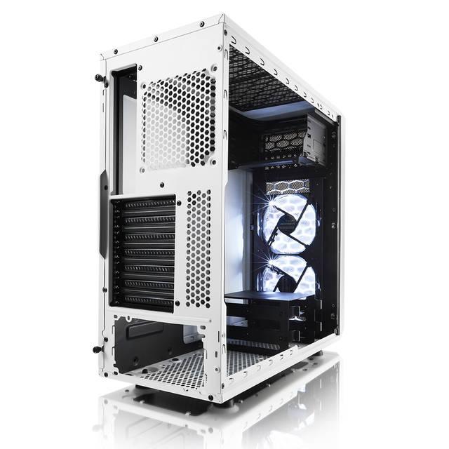 Fractal Focus G No Power Supply Atx Mid Tower W/ Window (White)