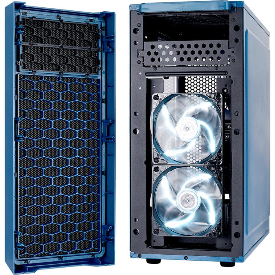 Fractal Focus G No Power Supply Atx Mid Tower W/ Window (Petrol Blue)