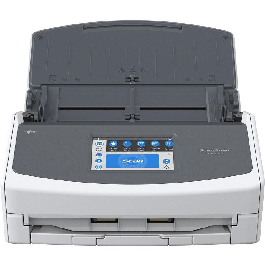 Fujitsu Scansnap Ix1600 Adf + Manual Feed Scanner 600 X 600 Dpi A4 Grey, White