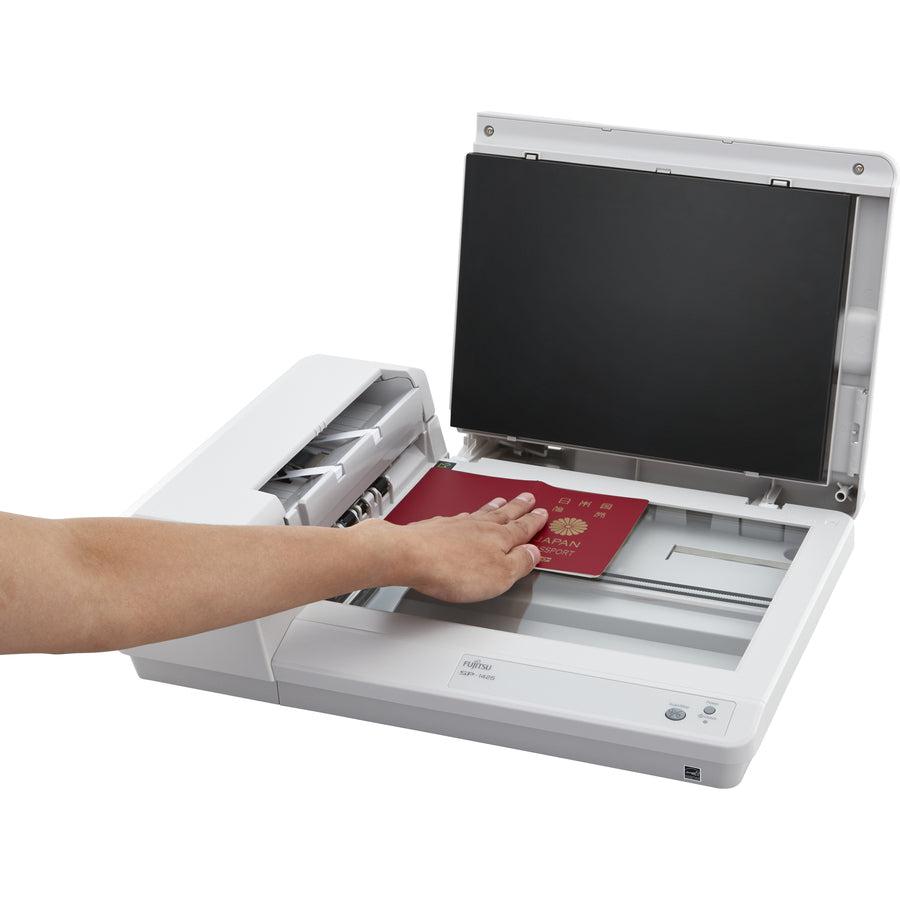 Fujitsu Sp-1425 Flatbed & Adf Scanner 600 X 600 Dpi A4 White