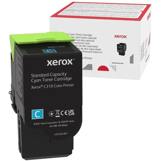 Genuine Xerox Cyan Std Capacity,Toner Cart Xerox C310 Clr Prnt 2000