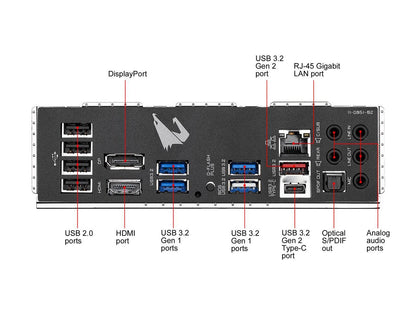 Gigabyte B550M Aorus Pro Am4 Amd B550 Micro-Atx Motherboard With Dual M.2, Sata 6Gb/S, Usb 3.2 Gen 2, Pcie 4.0