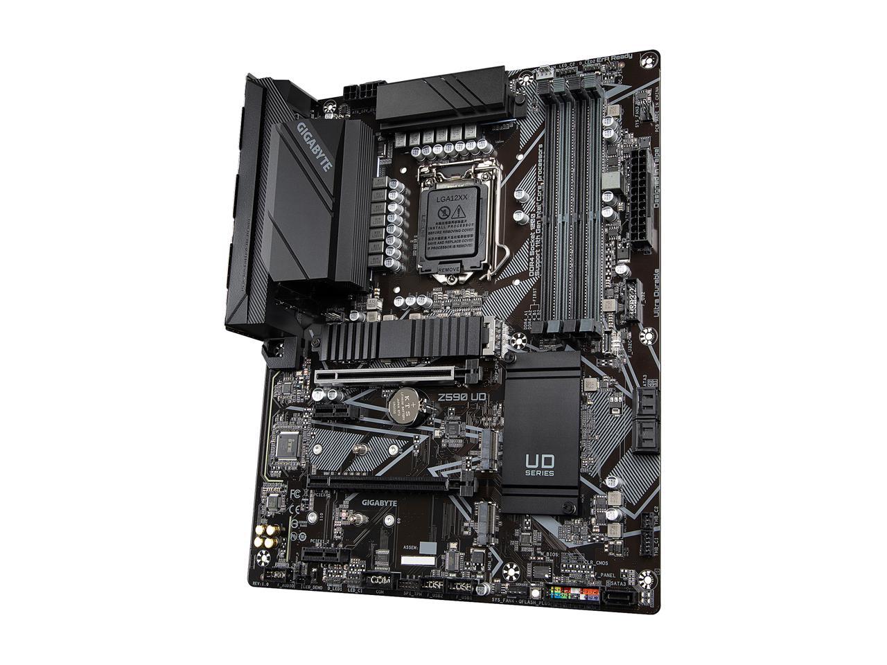 Gigabyte Z590 Ud Lga 1200 Intel Z590 Atx Motherboard With Triple M.2, Pcie 4.0, Usb 3.2 Gen 2, 2.5Gbe Lan