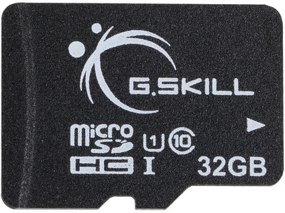 G.Skill 64Gb Microsdxc Uhs-I/U1 Class 10 Memory Card With Adapter (Ff-Tsdxc64Ga-U1)