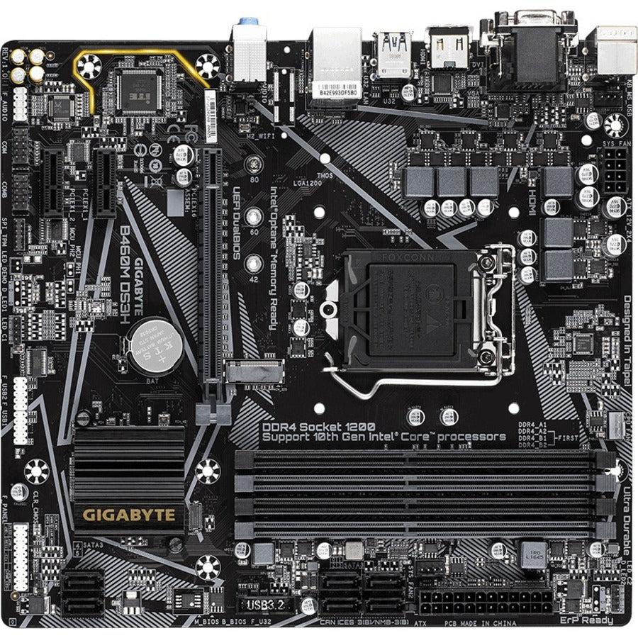 Gigabyte B460M Ds3H Lga 1200 Intel B460 Micro-Atx Motherboard With M.2,  Sata 6Gb/S, Usb 3.2 Gen 1