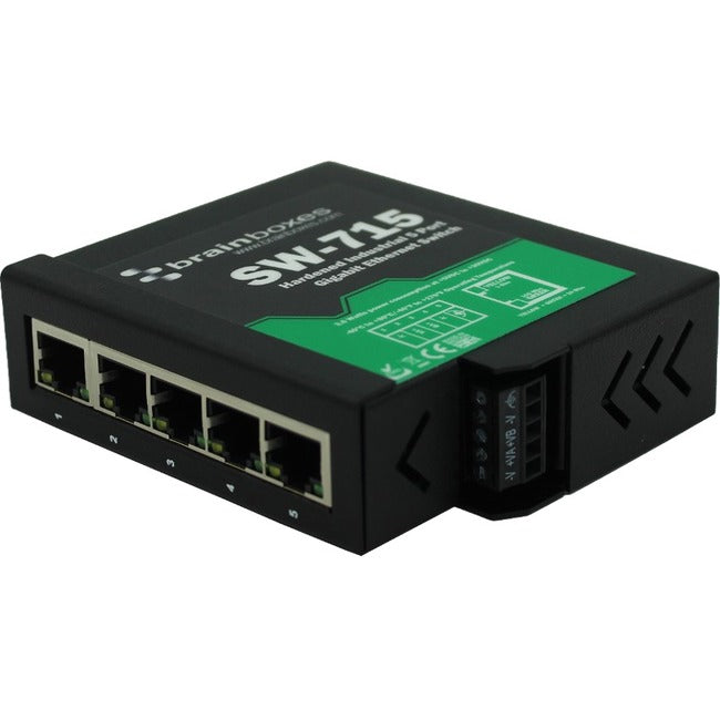 Hardened 5Port Gigabit Switch,Industrial Ethernet -40F To +176F