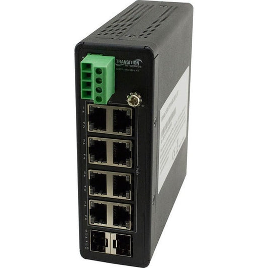 Hardened Unmg Switch 8Port,Ge Poe+ 2 Sfp 240W Poe