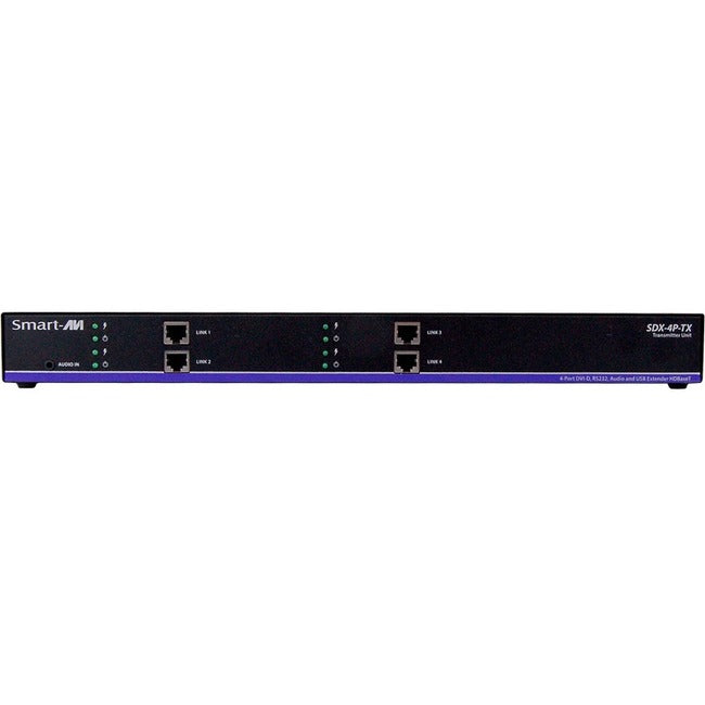 Hdbaset Quad Dvid Usb 11 Rs232,Audio Cat5 5E 6 Extender