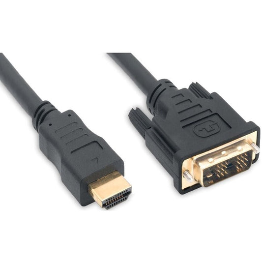 Hdmi Male To Dvi Male Passive Adapter Cable Assembly 2M