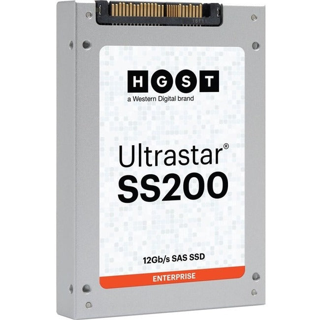 Hgst Ultrastar Ss200 Sdll1Mlr-038T-Caa1 3.84 Tb Solid State Drive - 2.5" Internal - Sas (12Gb/S Sas)