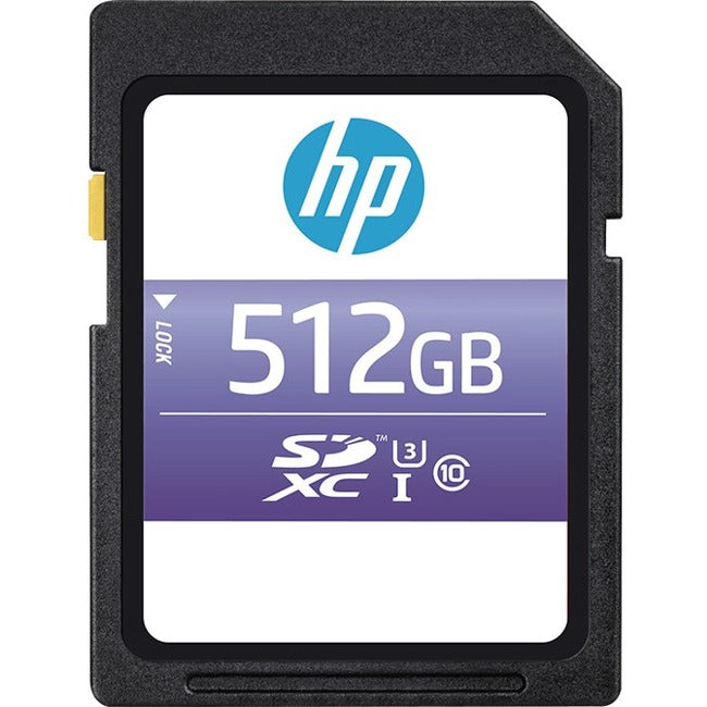 Hp 512Gb Sx330 Class 10 U3 Sdxc,Flash Memory Card