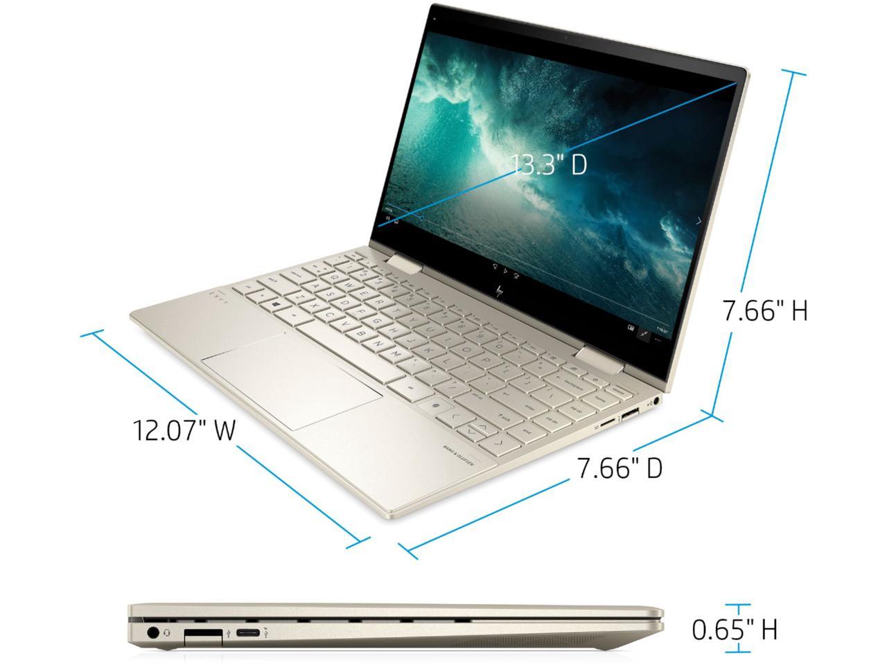 Hp Envy 2-In-1 13.3" Fhd Oled Touch Laptop - I7-1165G7 Processor, 8Gb Memory, 512Gb Ssd, Backlit