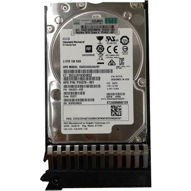 Hpe 2.40 Tb Hard Drive - 2.5" Internal - Sas (12Gb/S Sas) - Taa Compliant