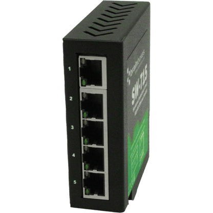 Hardened 5Port Gigabit Switch,Industrial Ethernet -40F To +176F