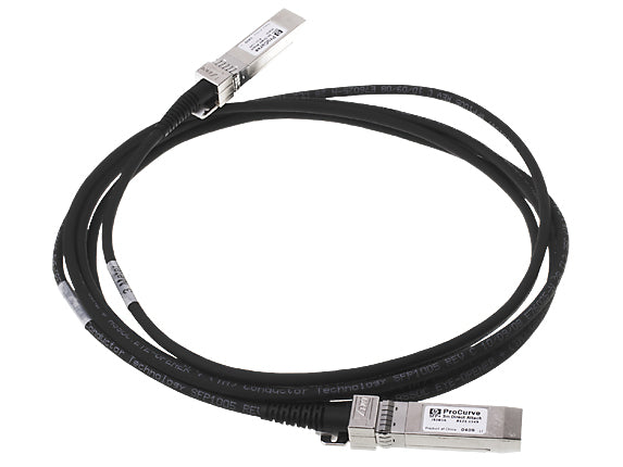 Hewlett Packard Enterprise 10G X244 Xfp To Sfp+ 3M Direct Attach Copper Cable Fibre Optic Cable Sfp+ Black