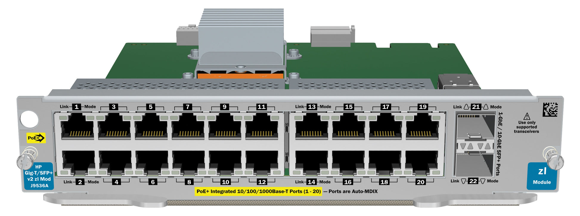 Hewlett Packard Enterprise 20P Gt Poe+ / 2P Sfp+ V2 Zl Network Switch Module Gigabit Ethernet