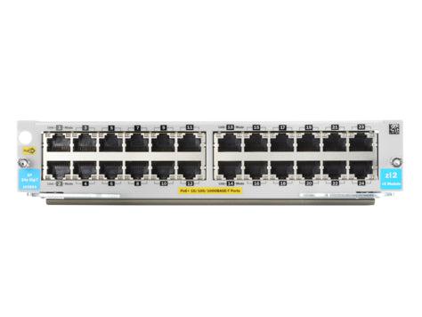 Hewlett Packard Enterprise 24-Port 10/100/1000Base-T Poe+ Macsec V3 Zl2 Module Network Switch Module Gigabit Ethernet