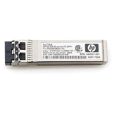 Hewlett Packard Enterprise 8Gb Shortwave B-Series Fibre Channel 1 Pack Sfp+ Transceiver Network Transceiver Module 8000 Mbit/S Sfp+